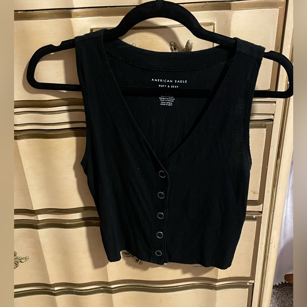 AE Ribbed Crop Tank